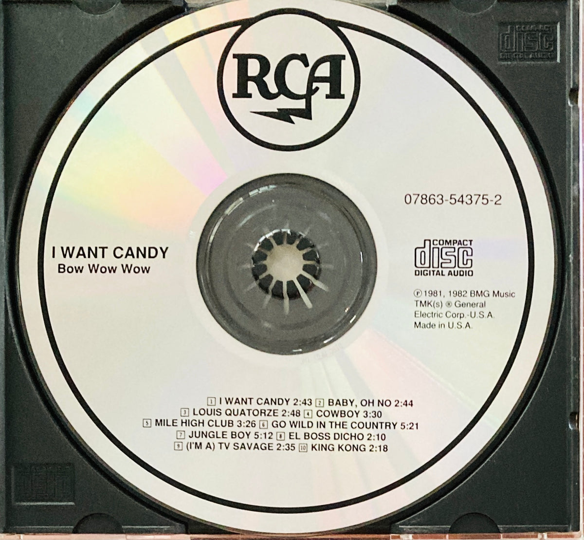 Bow Wow Wow “I Want Candy” CD (1982)