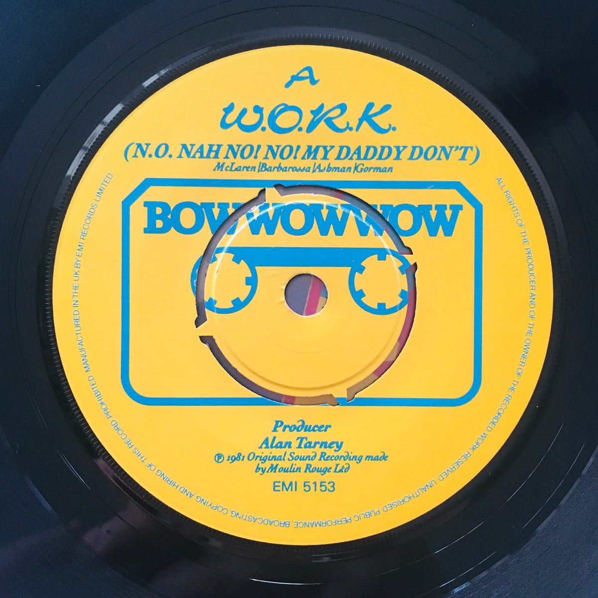 Bow Wow Wow “W.O.R.K.” Single (1981) – Modern Soul Records