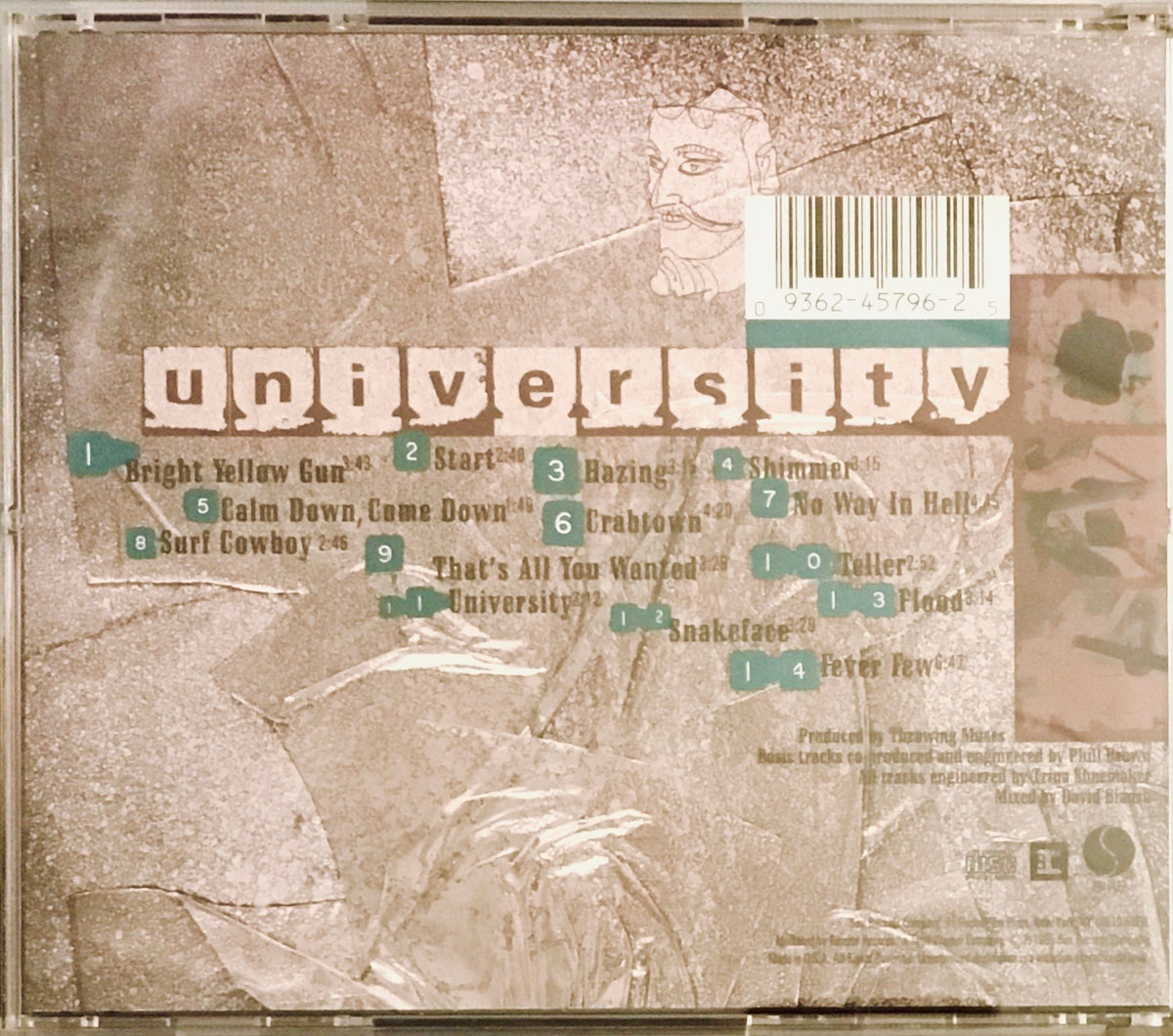 Modern Soul Records - Throwing Muses “University” CD (1995)