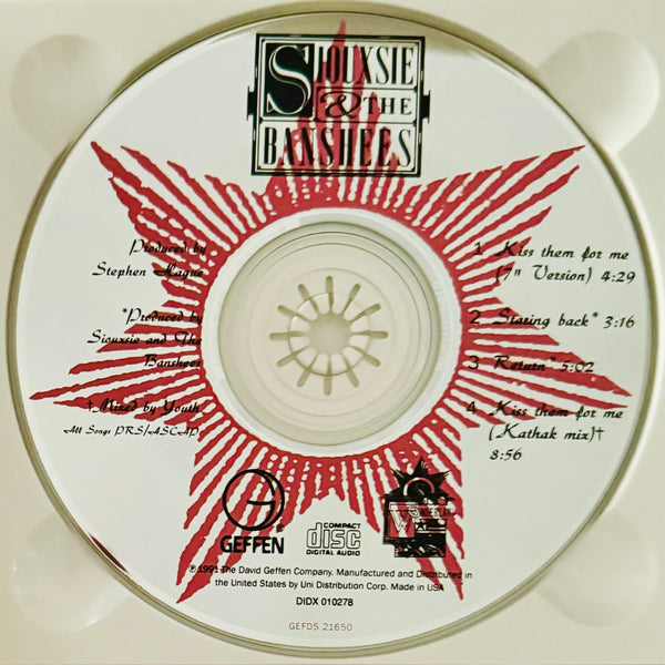 Siouxsie & The Banshees "Kiss Them For Me" CD Single (1991)