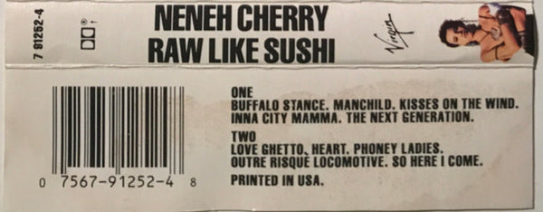 Neneh Cherry "Raw Like Sushi" CS (1989)