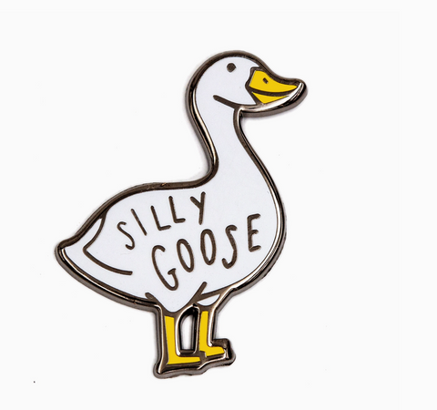 "Silly Goose" Enamel Pin
