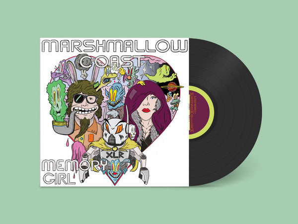 Marshmallow Coast "Memory Girl" Black or White LP (2018)