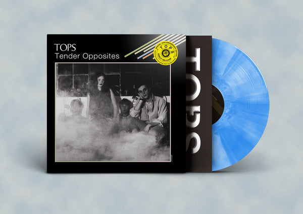 TOPS "Tender Opposites" 10th Anniversary Edition Cloudy Blue LP and Poster (2022)