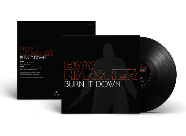 Boy Harsher "Burn It Down" Pumpkin Orange or Black 12" Single (2022)