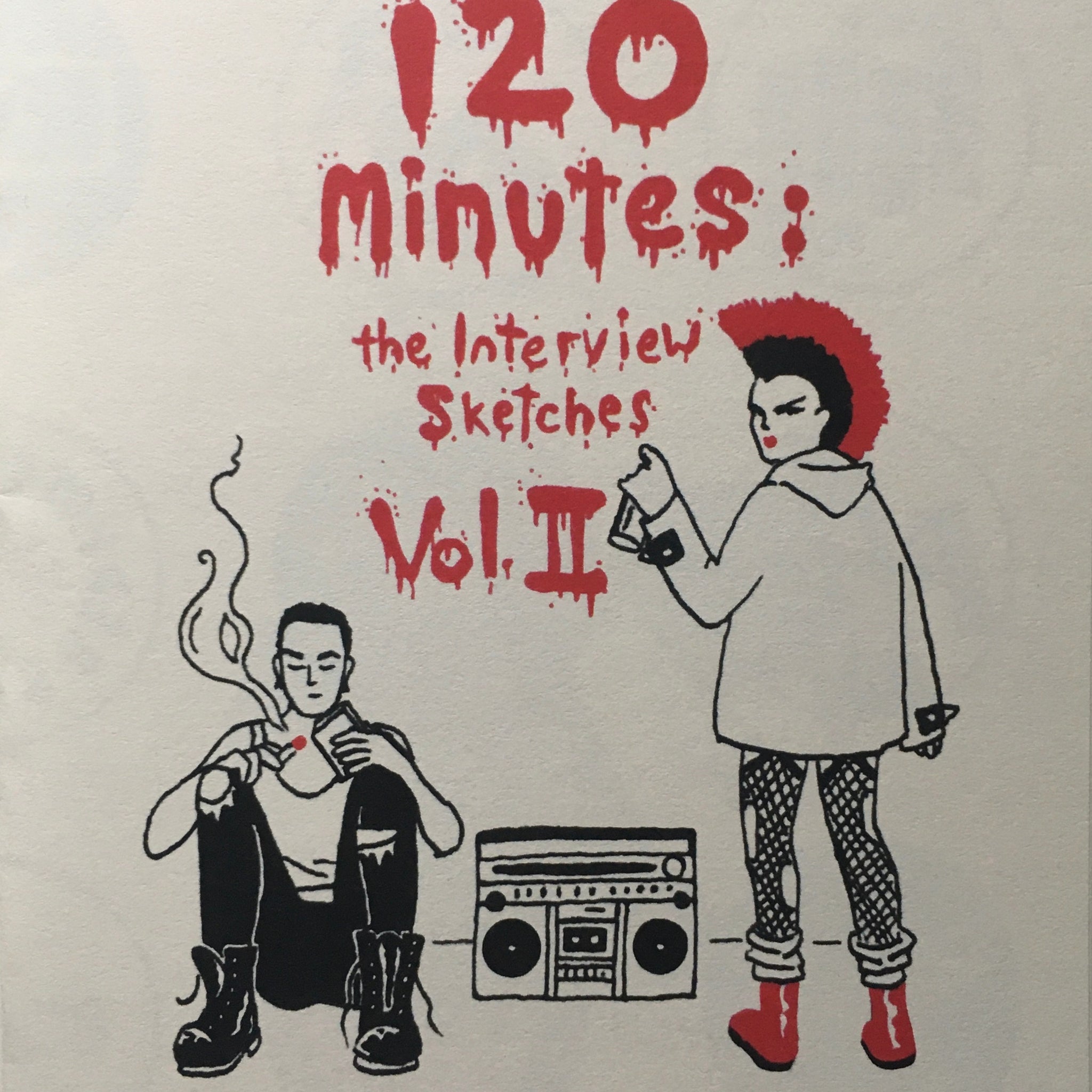 "120 Minutes: The Interview Sketches Vol. II" by Derek Marks