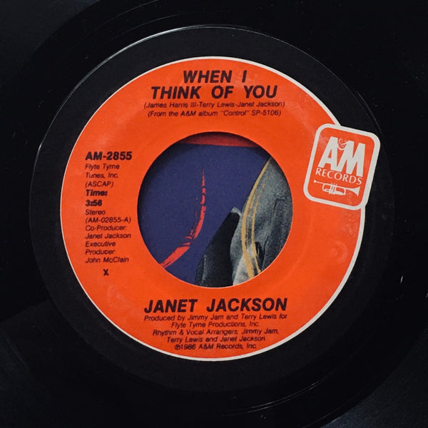 Janet Jackson "When I Think Of You" Single (1986)