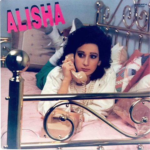Alisha, "Alisha" LP (1985). Cover image. Pop singer.