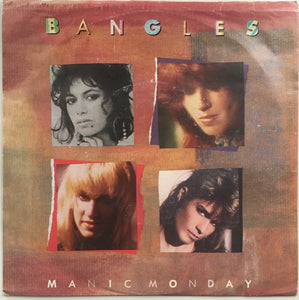 The Bangles, "Manic Monday" Single (1988). Front cover image. Pop, power-pop, from Different Light.