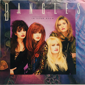 The Bangles, "In Your Room" Single (1988). Front cover image. Pop, power-pop.