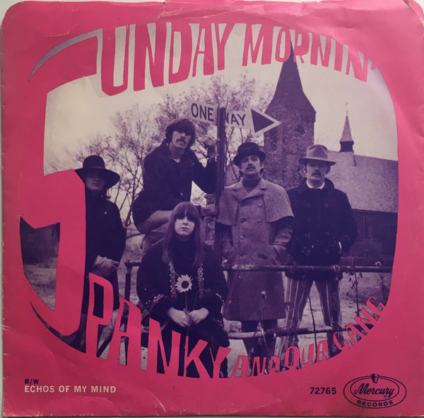 Spanky And Our Gang, "Sunday Mornin'" Single (1967). Front cover image. Pop-folk, rock.