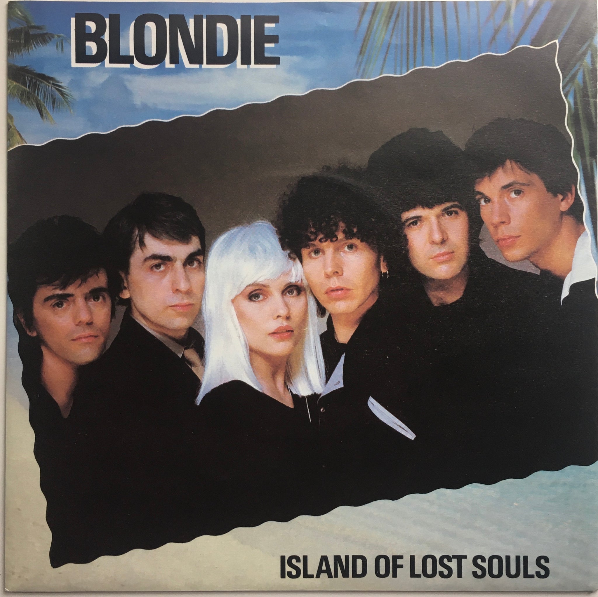 Blondie, "Island Of Lost Souls" Single (1982). Front cover image. Pop-punk, power pop. Punk.