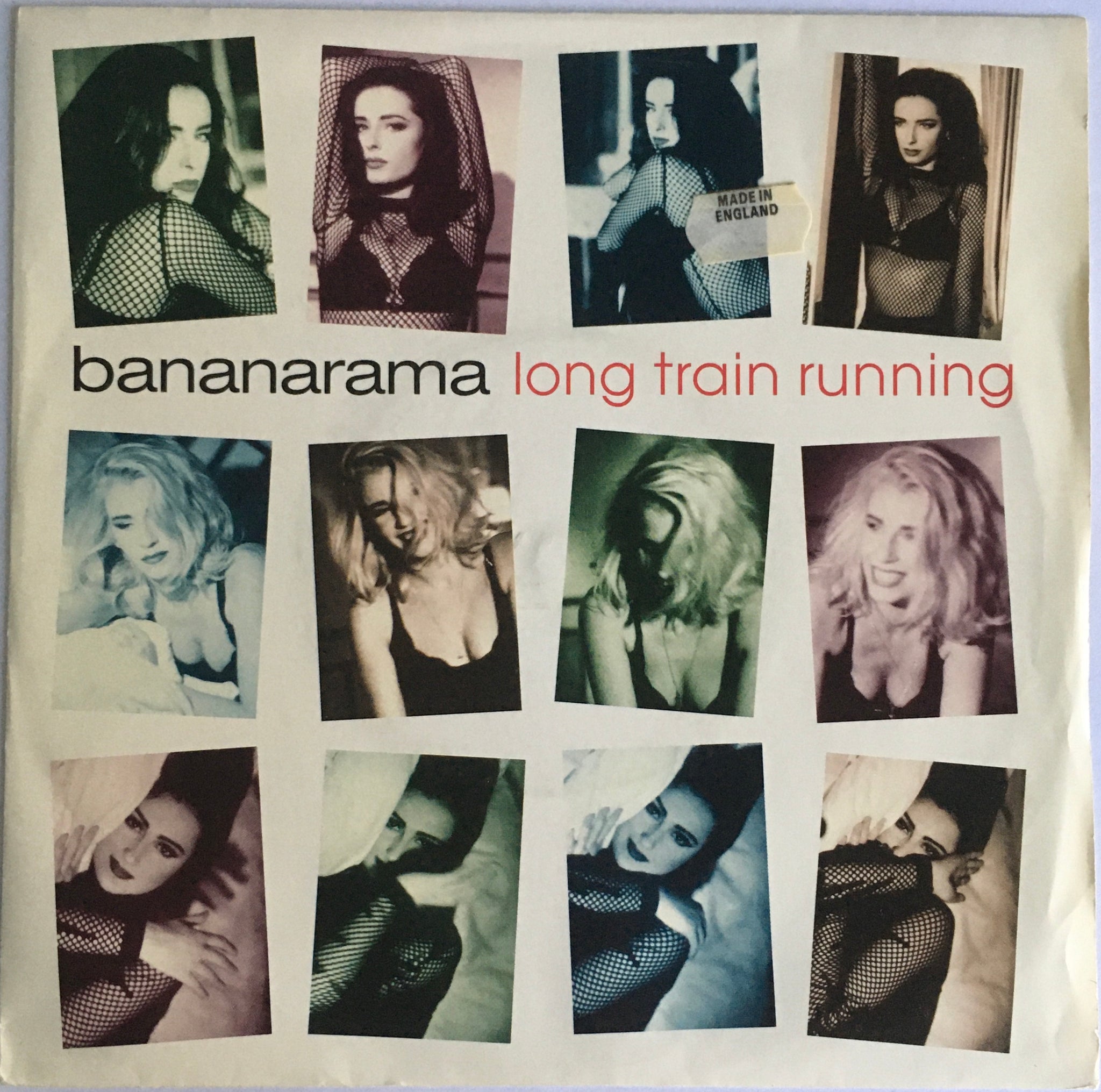 Bananarama, "Long Train Running" Import Single (1991). Front cover image. Pop, euro-synth, flamenco. A-side is a collaboration with Gipsy Kings.