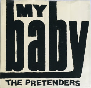 The Pretenders, "My Baby" Single (1987). Front cover image. Pop, Modern Rock, Power-Pop.