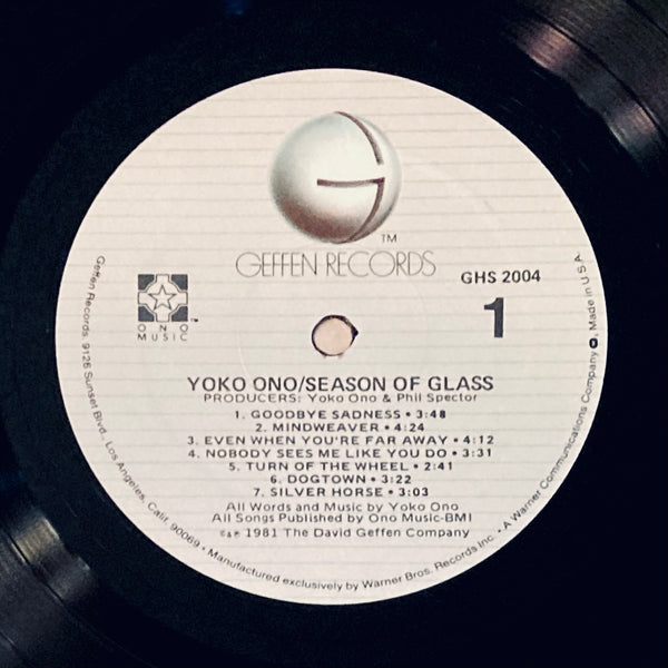 Yoko Ono "Season Of Glass" LP (1981)