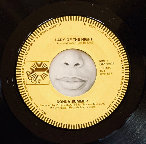 Donna Summer "Lady Of The Night" Single (1974)