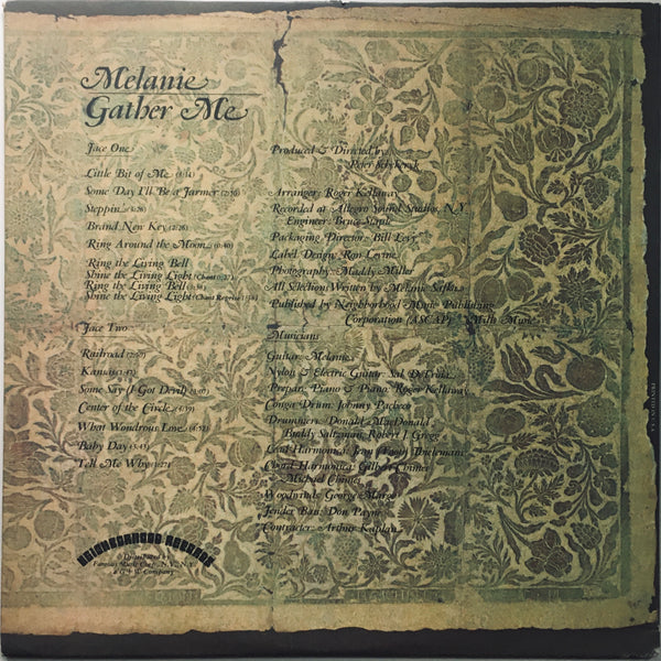 Melanie "Gather Me" Gatefold LP (1971)
