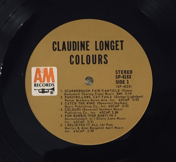 Claudine Longet "Colours" LP (1968)