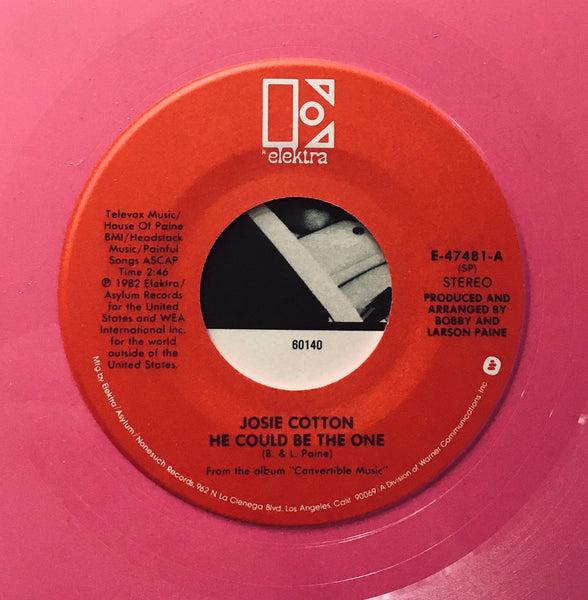 Josie Cotton "He Could Be The One" Single (1982)