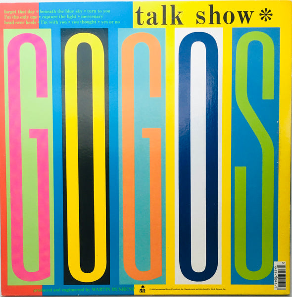Go-Go's "Talk Show" LP (1984)