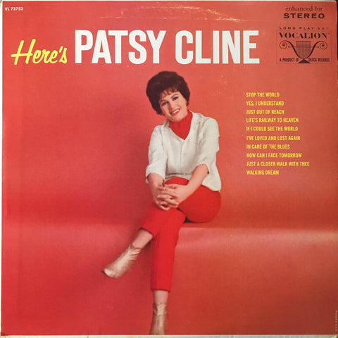 Patsy Cline "Here's Patsy Cline" LP (1965)