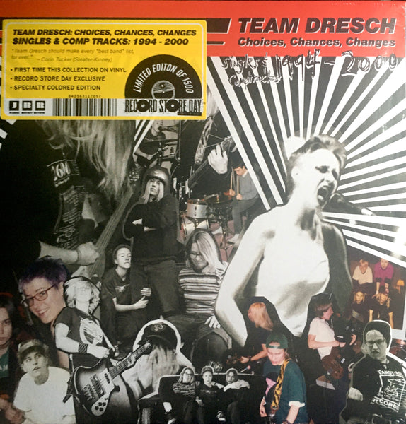 Team Dresch "Choices, Chances, Changes" Pink LP (RSD 2020)