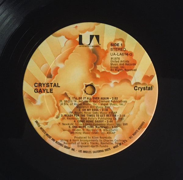 Crystal Gayle "Crystal" PROMO LP (1976)