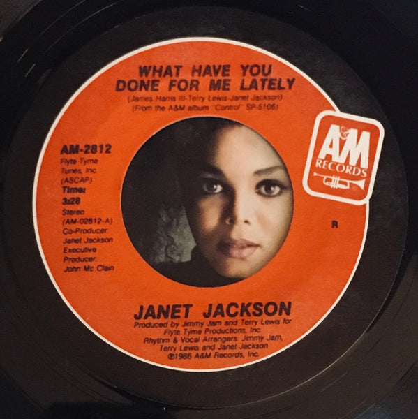 Janet Jackson "What Have You Done For Me Lately?" Single (1986)