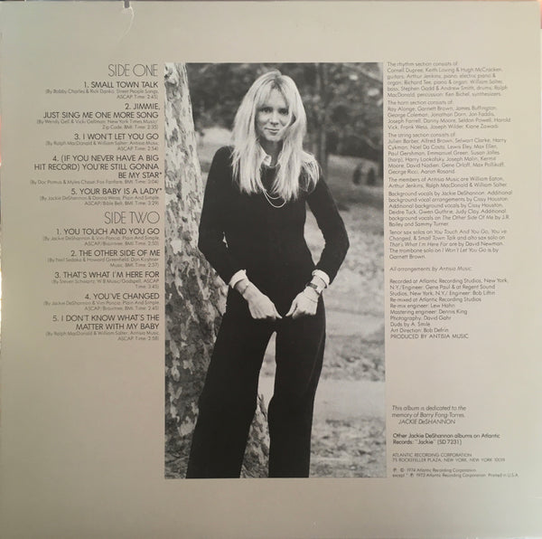 Jackie DeShannon "Your Baby Is A Lady" LP (1974)