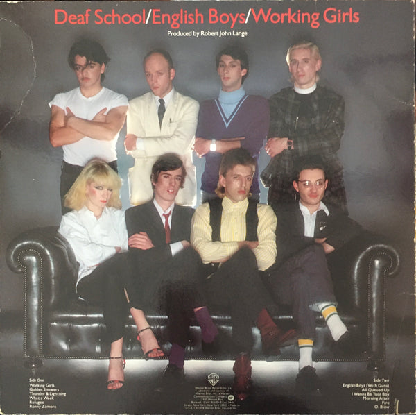 Deaf School "English Boys/Working Girls" LP (1978, Promo)