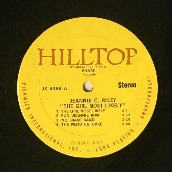 Jeannie C. Riley "The Girl Most Likely" LP (1969)