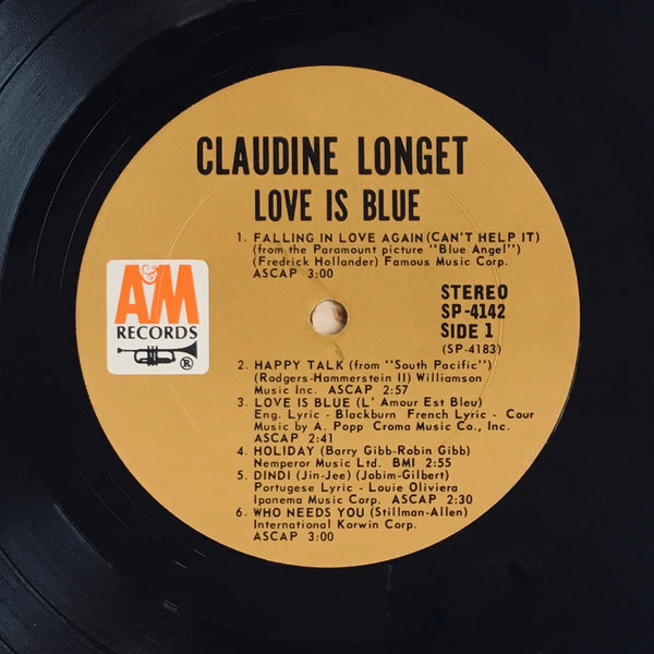 Claudine "Love Is Blue" LP (1968)