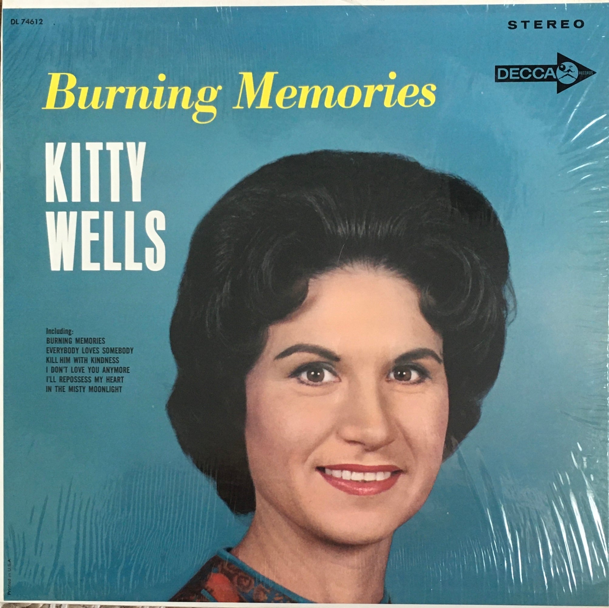 Kitty Wells "Burning Memories" LP (1965)