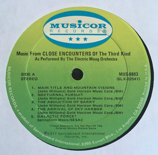 Electric Moog Orchestra "Music from Close Encounters" LP (1977)