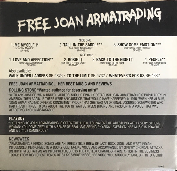 Joan Armatrading "Free Joan Armatrading" Mini-EP (1981)