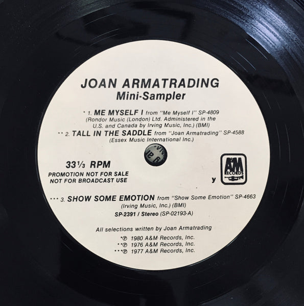 Joan Armatrading "Free Joan Armatrading" Mini-EP (1981)