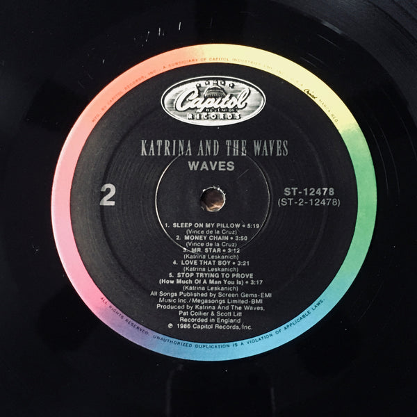 Katrina And The Waves "Waves" LP (1986)