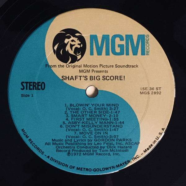 Gordon Parks "Shaft's Big Score!" Movie Soundtrack LP (1972)
