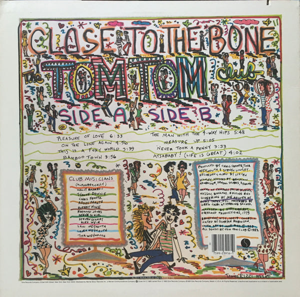Tom Tom Club "Close To The Bone" LP (1983)