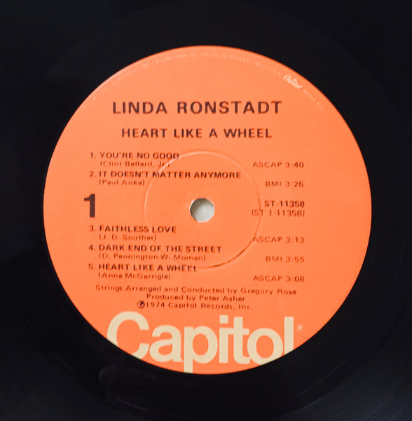 Linda Ronstadt "Heart Like A Wheel" LP (1974)