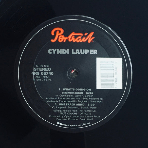 Cyndi Lauper "What's Going On" 12" Single (1987)