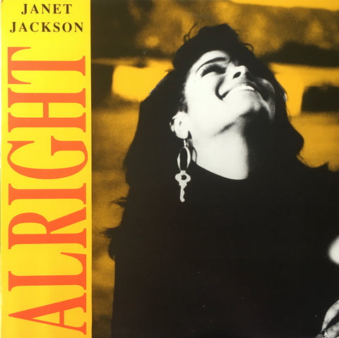 Janet Jackson "Alright" 12" Single (1990)