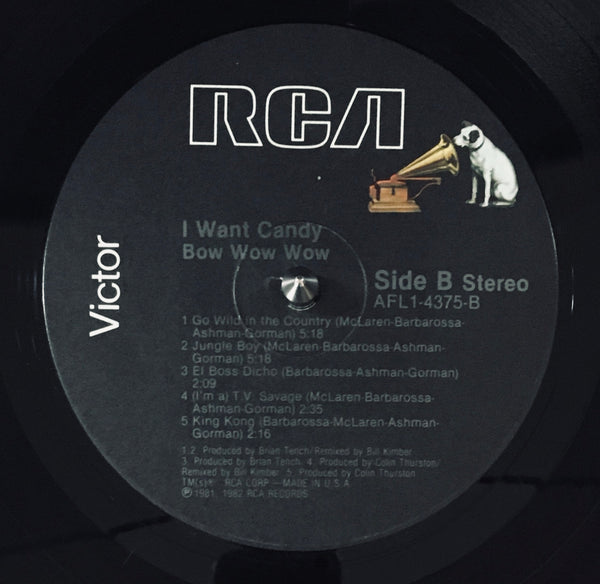 Bow Wow Wow "I Want Candy" LP (1982)