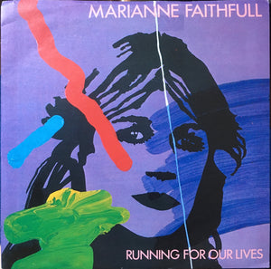 Marianne Faithfull "Running For Our Lives" Single (1983)