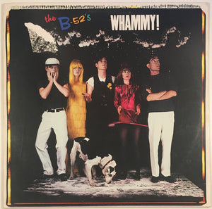 The B-52's, "Whammy!" LP (1983). Front cover image. Pop, experimental, pop-rock, alternative rock.