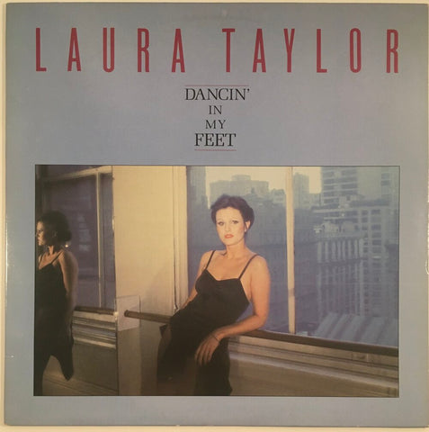 Laura Taylor, "Dancin' In My Feet" LP (1979). Front cover image. Features track, "Lady Scorpio." Disco, dance, pop, electronic.