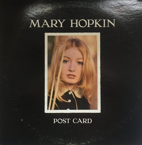 Mary Hopkin, "Post Card" LP (1969). Front cover image. Folk and 60's tinged pop from Apple Records' artist Mary Hopkin.