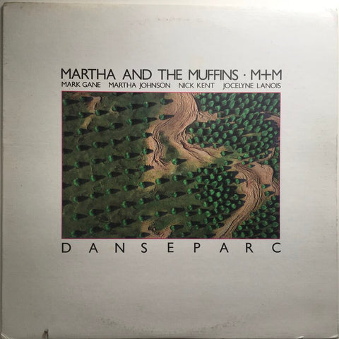 Martha and The Muffins (M+M), "Danseparc" LP (1983). Front cover image. Promo. Canadian pop, dance, new wave, experimental.