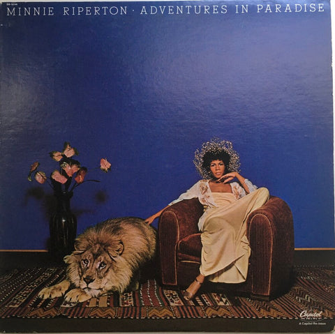 Minnie Riperton, "Adventures In Paradise" LP (1975). Front cover image. Soul, pop. Unique press, rare find.