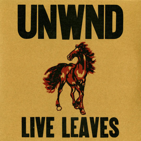 Unwound "Live Leaves" 10th Anniversary 2xLP Autumn Red (2022)